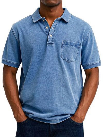 Tygo |  Vintage casual pikétröja för herrar