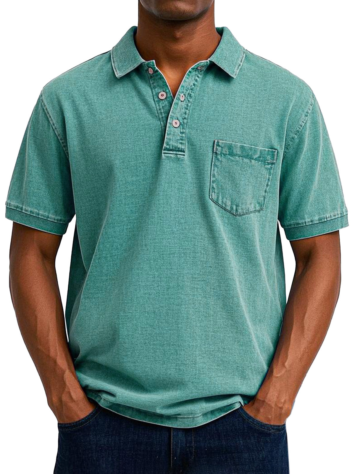 Tygo |  Vintage casual pikétröja för herrar