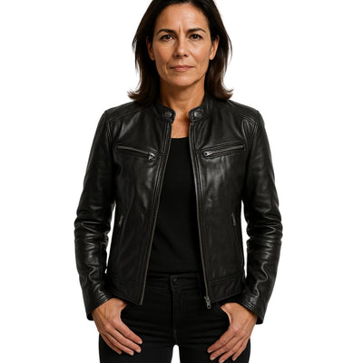Nomi | Casual läderjacka
