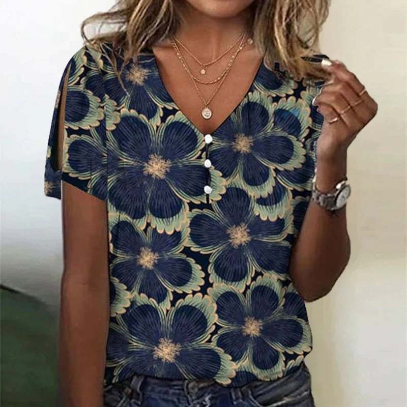 hasse | vintage blommig blus