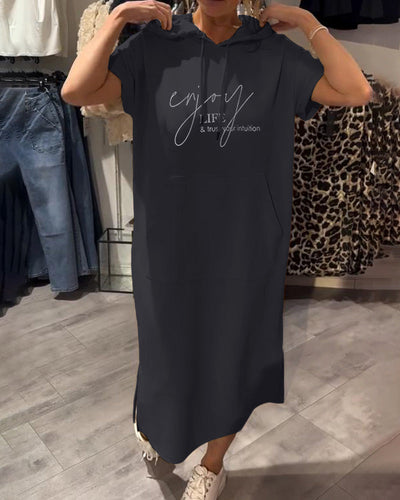 Agnes™ | Hoodieklänning för Komfort och Stil