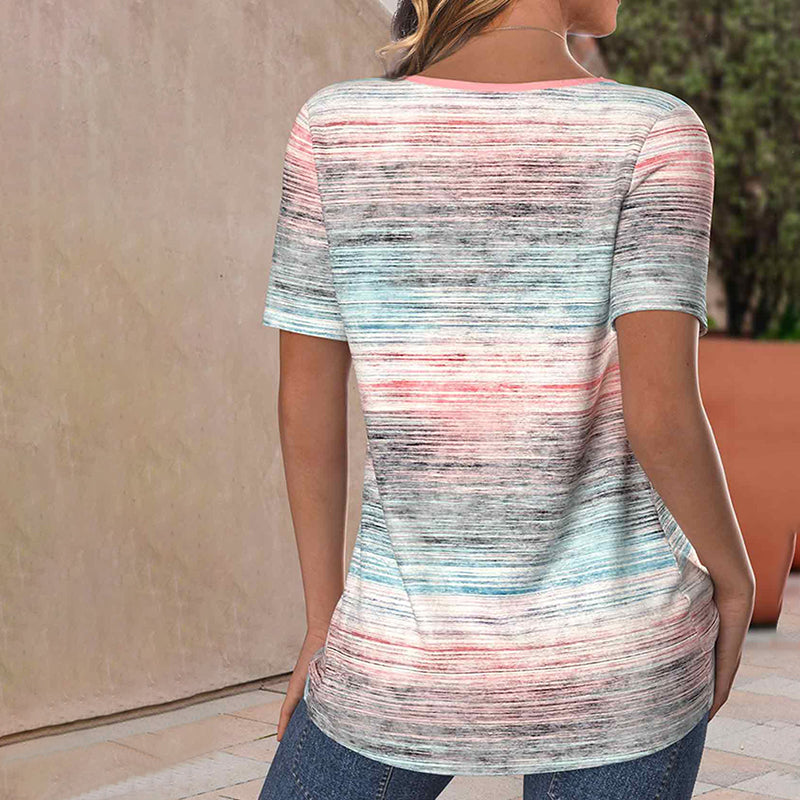 Pernilla | Vintage randig T-shirt