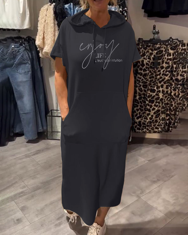 Agnes™ | Hoodieklänning för Komfort och Stil