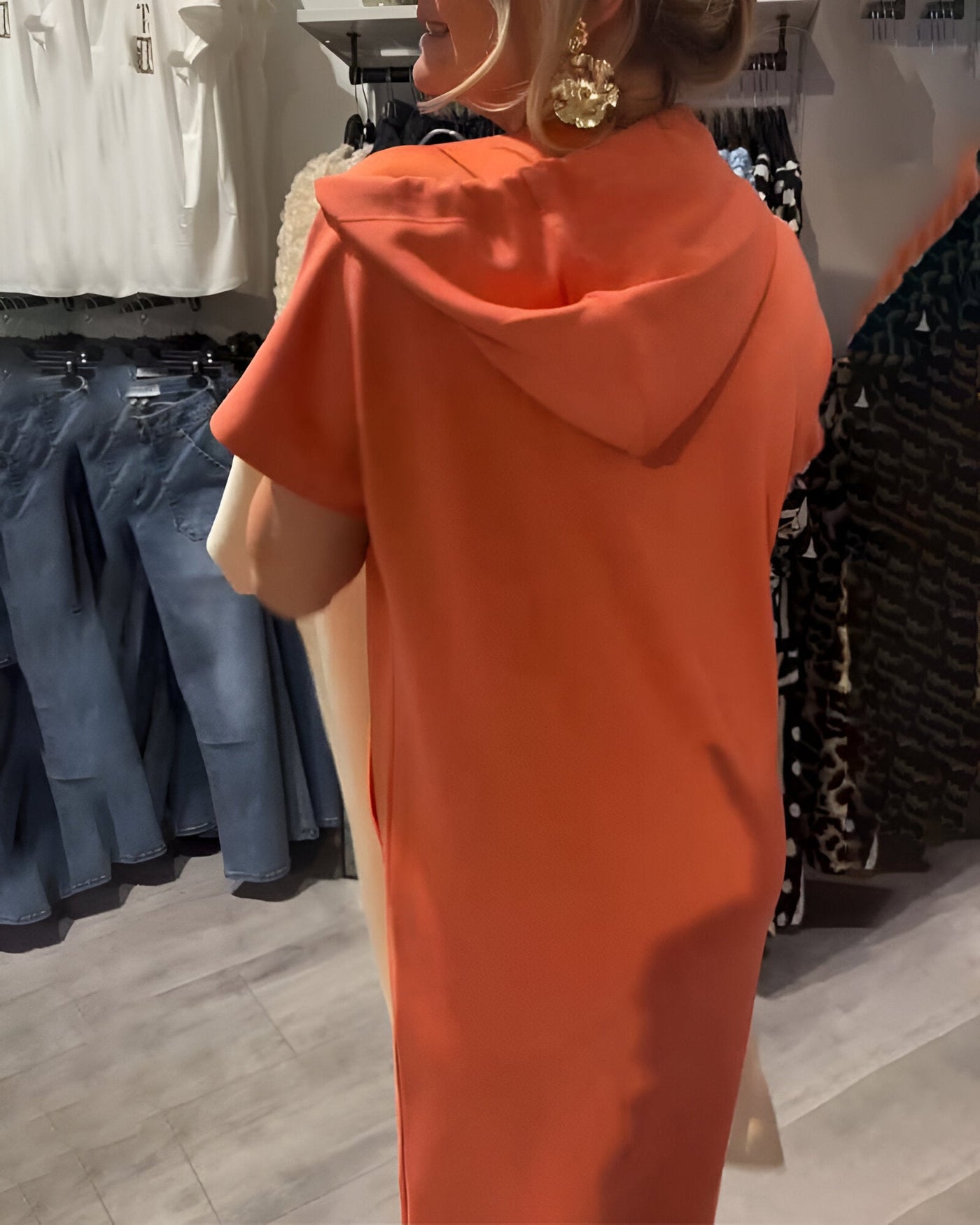 Agnes™ | Hoodieklänning för Komfort och Stil