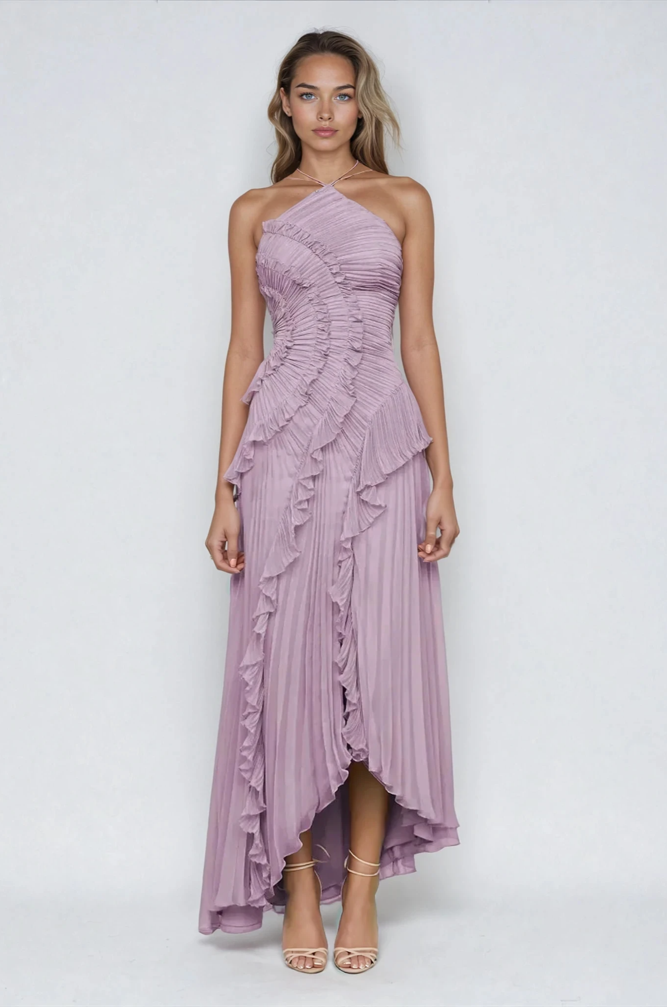 Kajsa Lotus Dress | Lila