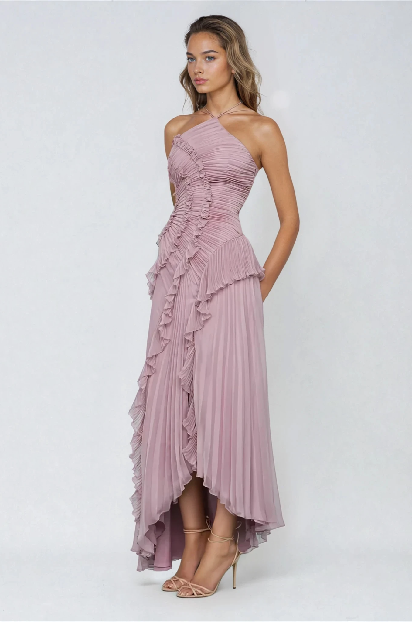 Kajsa Lotus Dress | Lila