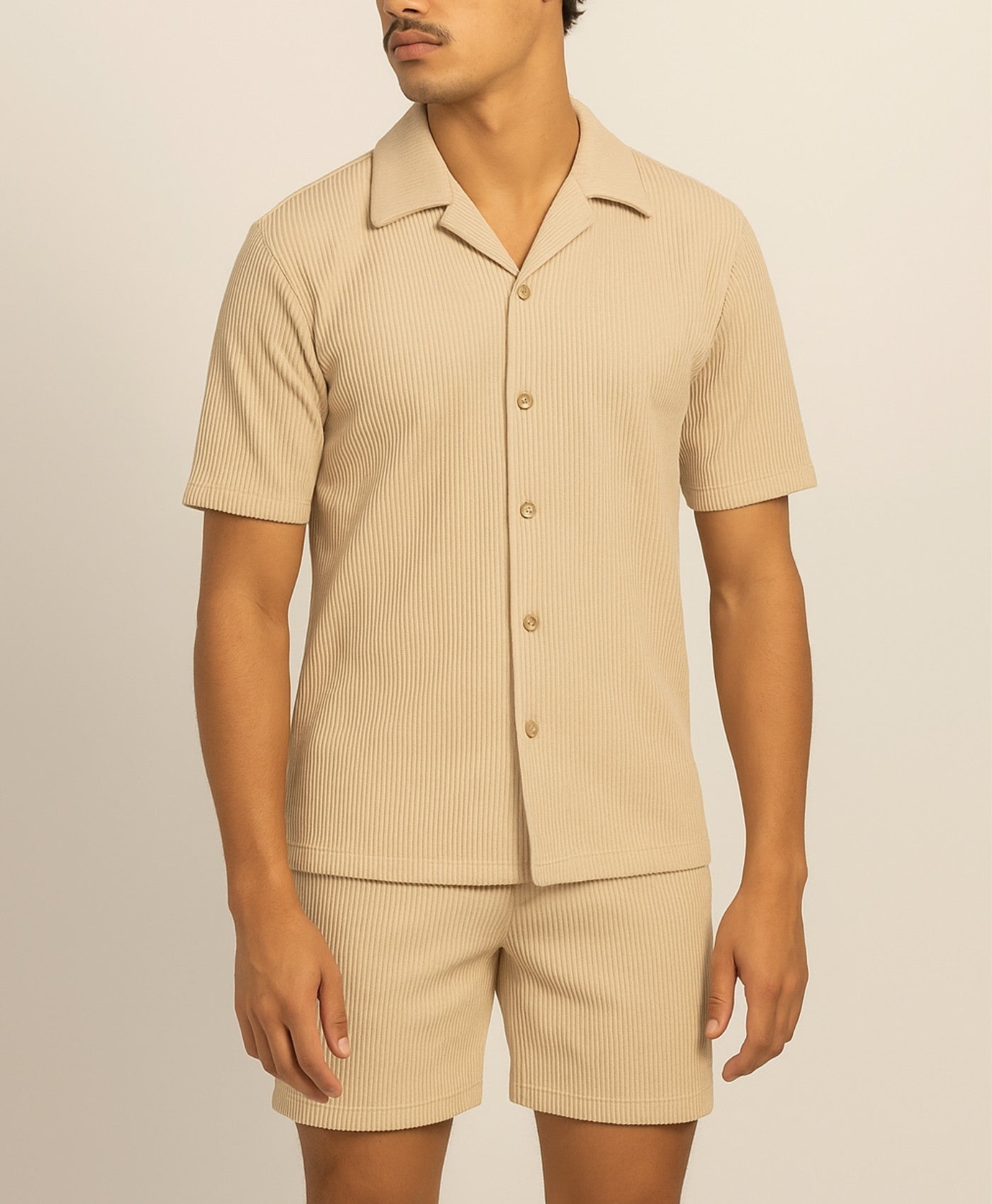 Helvik | Beige sommarset