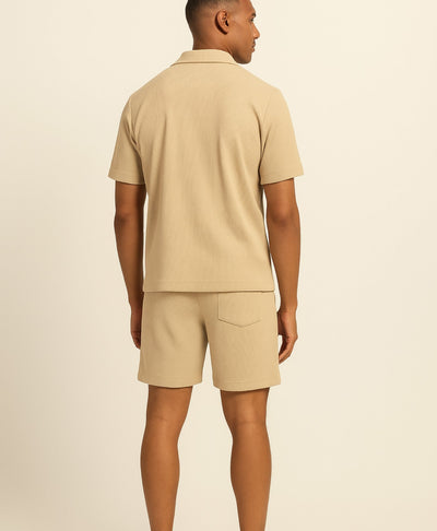 Helvik | Beige sommarset