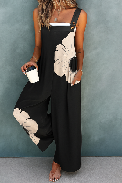 Sofia™ | Somrig byxdress med blommönster och avslappnad passform