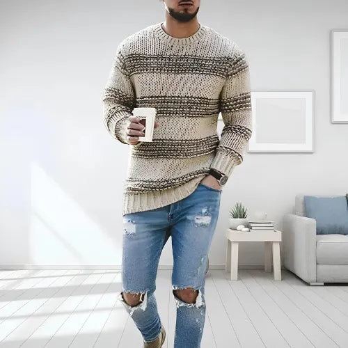 Elias | Stilren stickad tröja