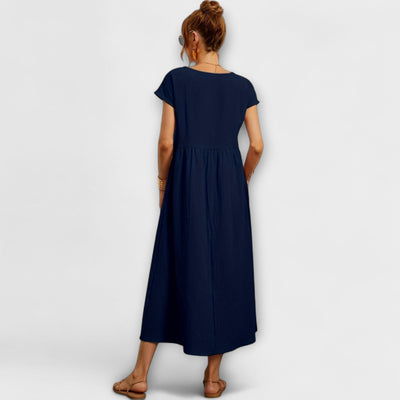 Elvira™ | Sommarklänning i mjuk elegans för soliga dagar