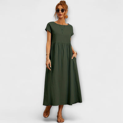 Elvira™ | Sommarklänning i mjuk elegans för soliga dagar