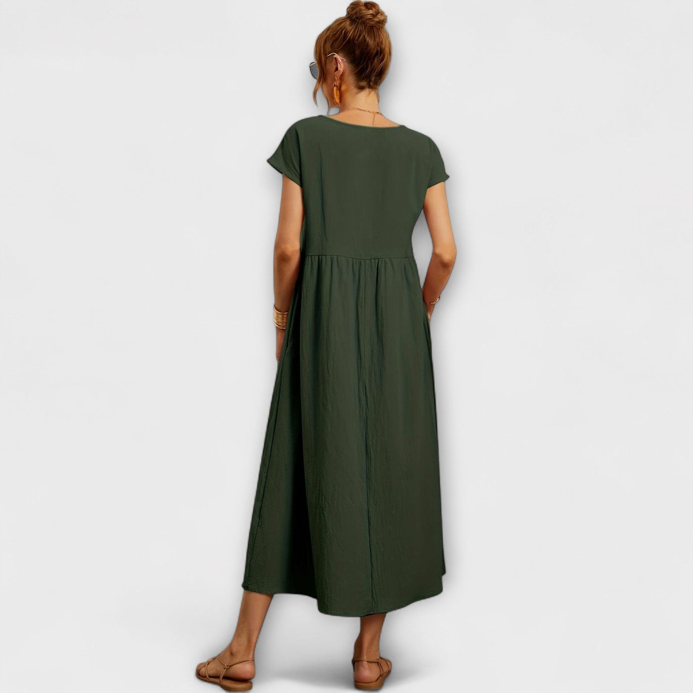 Elvira™ | Sommarklänning i mjuk elegans för soliga dagar