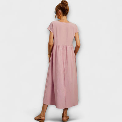 Elvira™ | Sommarklänning i mjuk elegans för soliga dagar