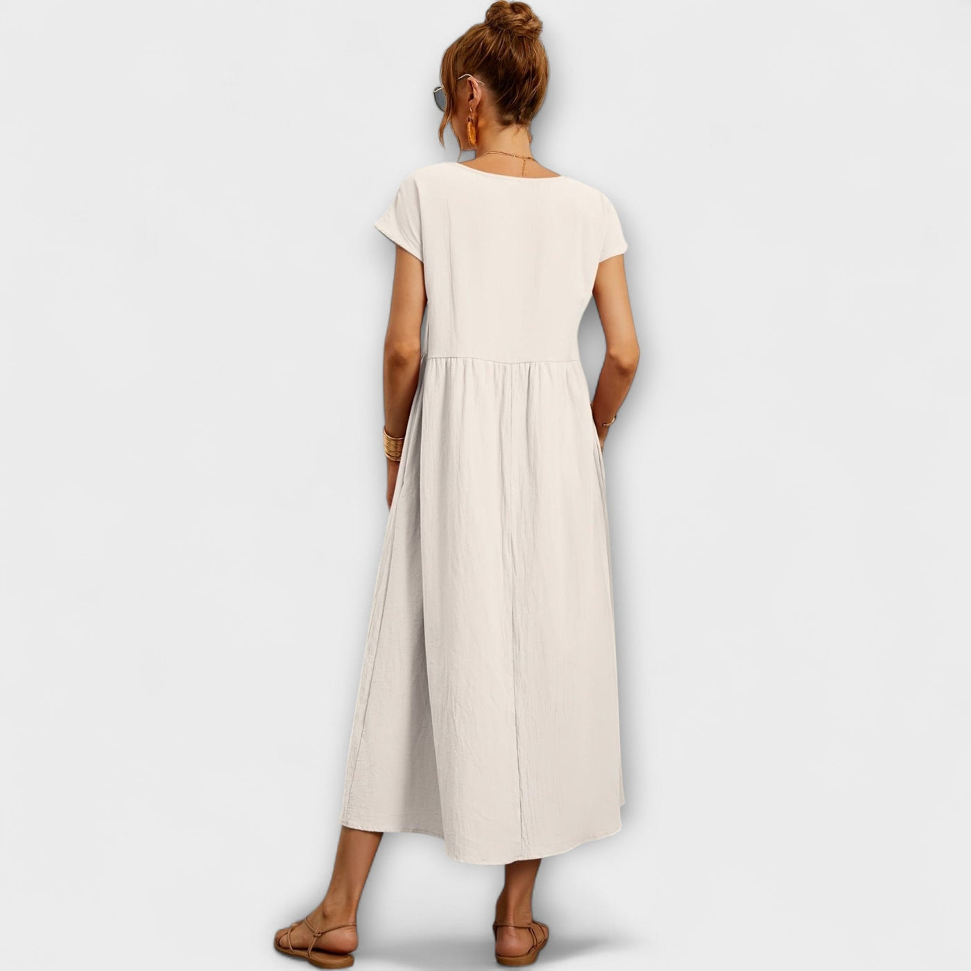 Elvira™ | Sommarklänning i mjuk elegans för soliga dagar
