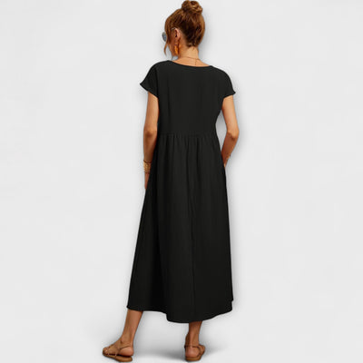 Elvira™ | Sommarklänning i mjuk elegans för soliga dagar