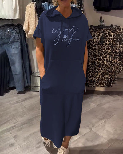 Agnes™ | Hoodieklänning för Komfort och Stil