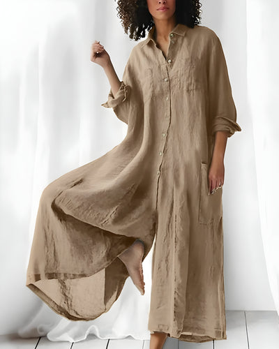 Xess | Luftig Sommarjumpsuit med Elegant Passform