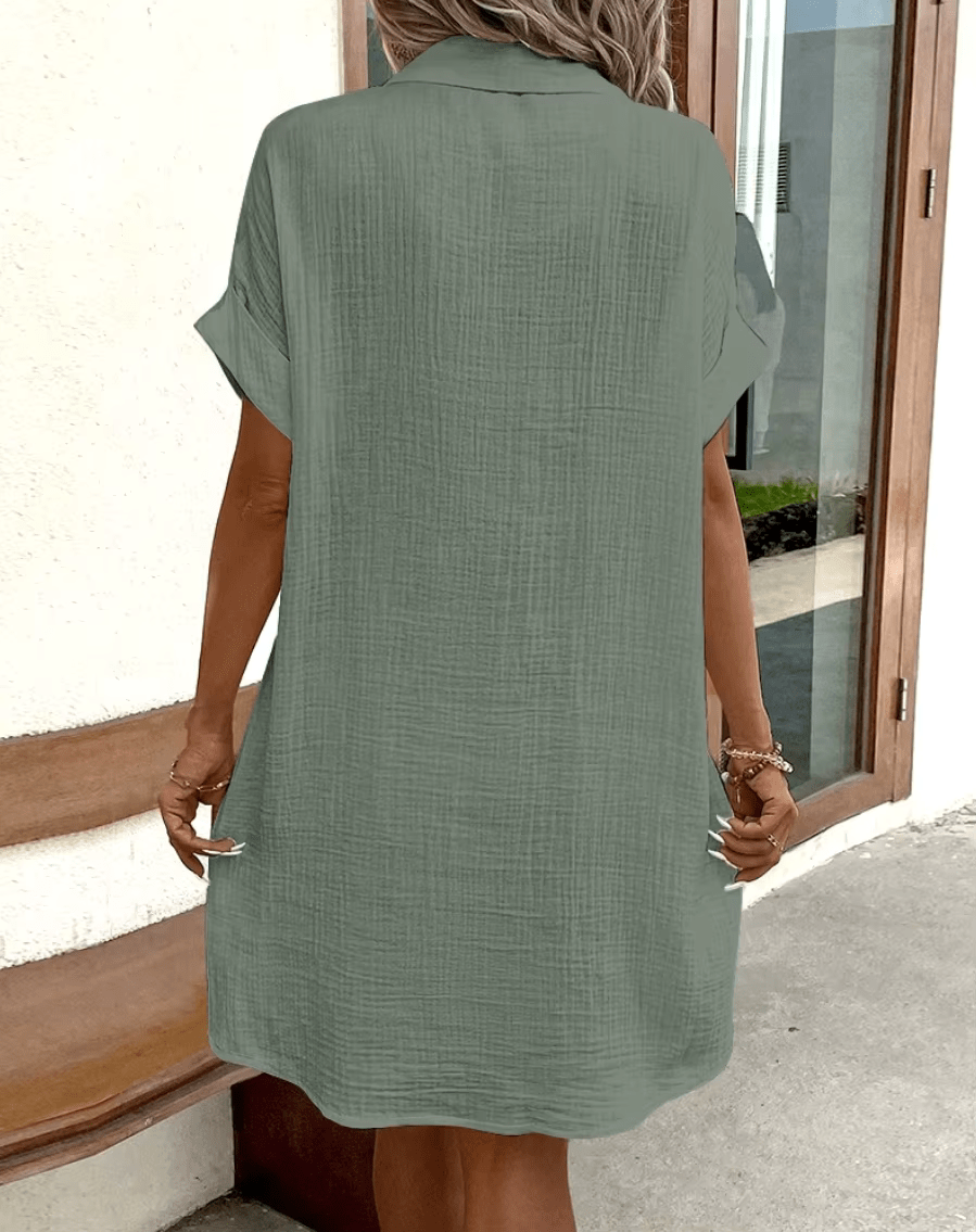 Martha™ | Somrig Midiklänning