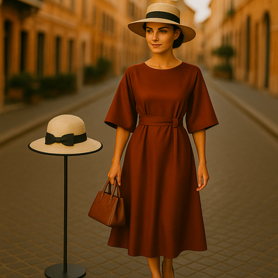 Lina | skulpterande elegant klänning