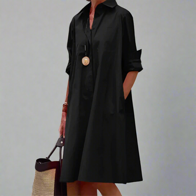 Ines™ | Bekväm och Chic Poloklänning för Varje Tillfälle