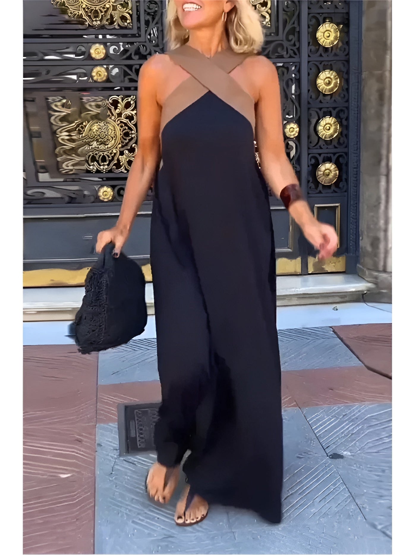 Anna |  Elegant omlottklänning