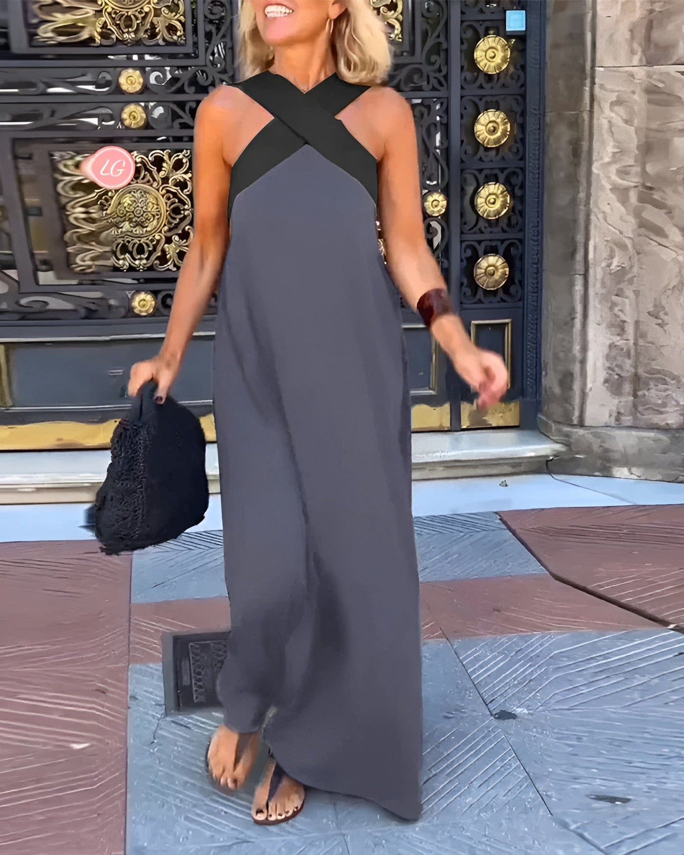Anna |  Elegant omlottklänning