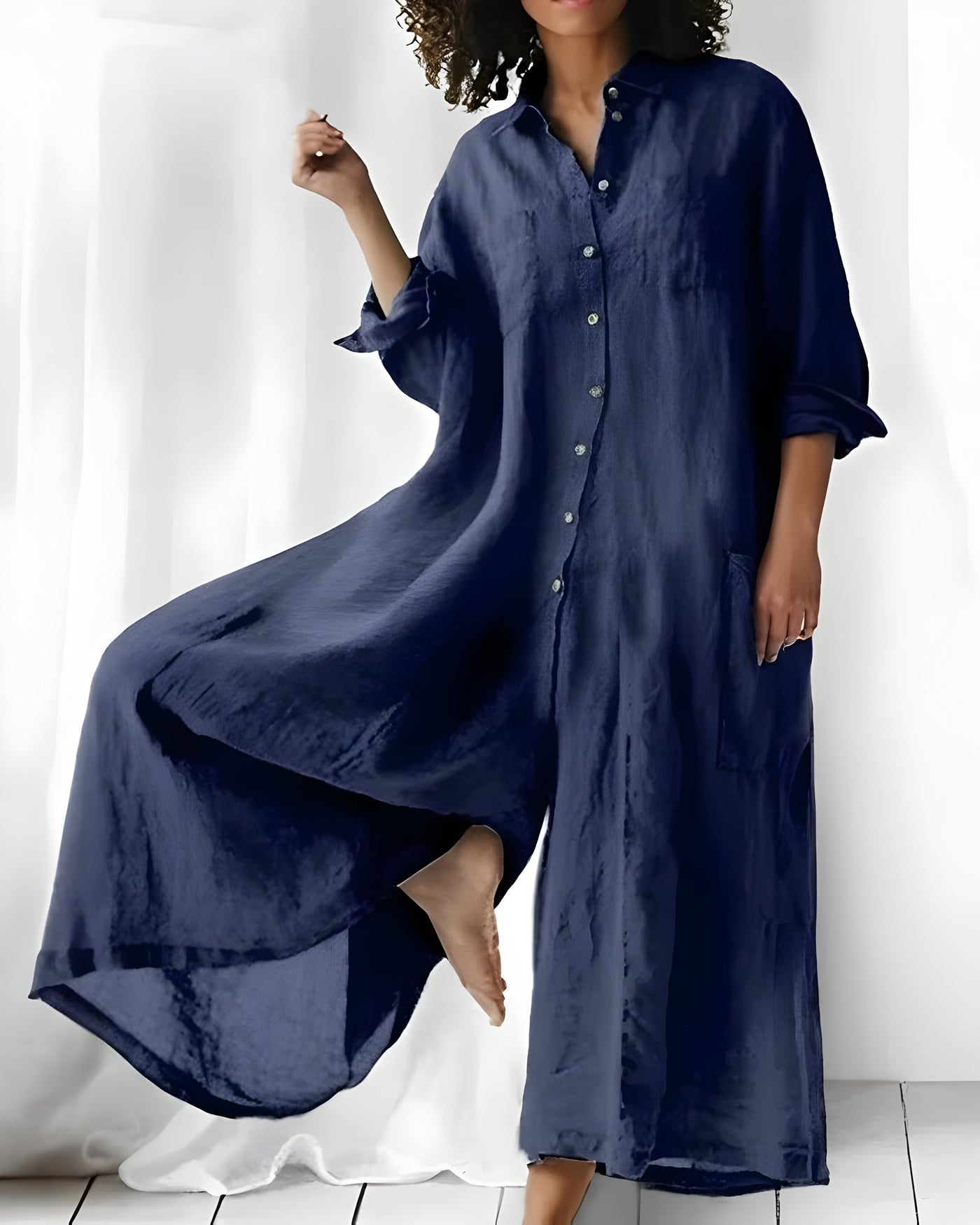 Xess | Luftig Sommarjumpsuit med Elegant Passform